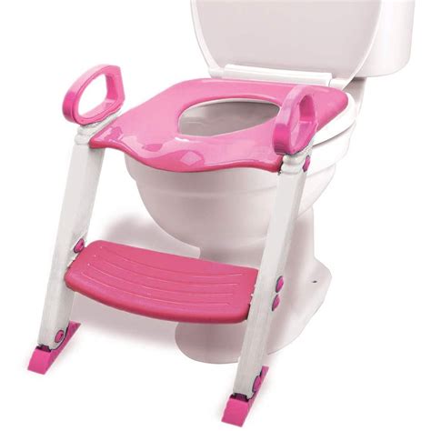 Potty Training Seat Toilet w/Step Stool Ladder & Splash Guard, Kids Toddlers Trainer w/Handles ...