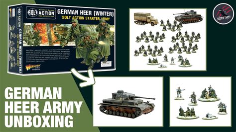 GERMAN HEER WINTER ARMY UNBOXING - Bolt Action Starter Army - A ...