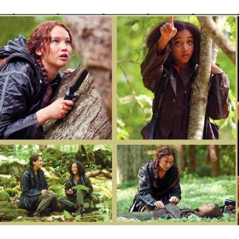 Katniss and Rue | Hunger games, Katniss, Hunger