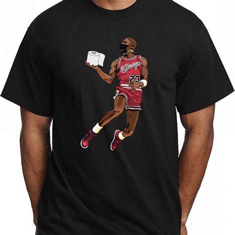 Michael Jordan with a mask t-shirt – kusteez