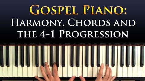 Learn Gospel Piano: The 4-1 Progression | Piano lessons, Piano music, Piano