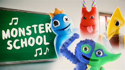 Monster School 🎵 - The Rainbow Friends x Garten of Banban Acordes ...