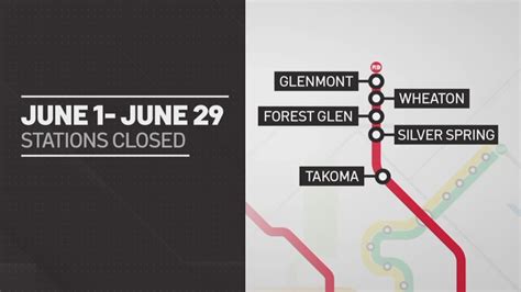 5 busy Metro Red Line stations to close this summer due to Purple Line ...