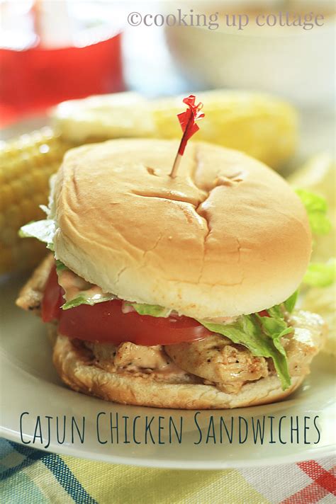 Cajun Chicken Sandwiches – Cooking Up Cottage