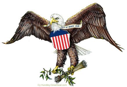 American Eagle on Great Seal of the United States