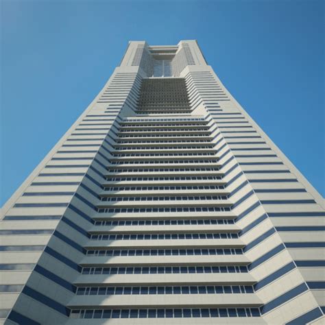 Yokohama landmark tower 3D model - TurboSquid 1355748