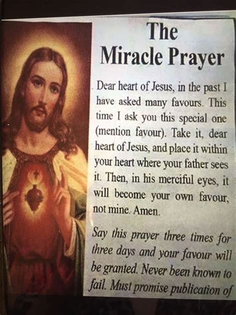 Pinterest | Miracle prayer, Catholic prayers, Prayer verses