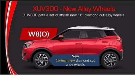 Mahindra XUV300 Alloy Wheels To Get A New Design