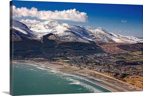 Mourne Mountains, Newcastle, Northern Ireland - Aerial Photograph ...