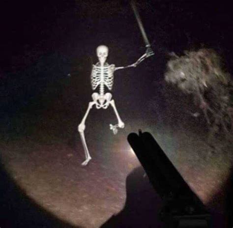 skeleton running towards you with sword | Skeletons | Know Your Meme