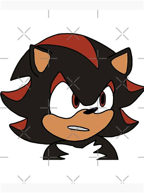 "Funny Shadow the hedgehog " Poster for Sale by Liliana996 | Redbubble