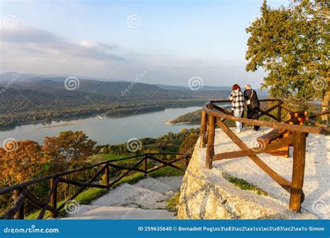 Hungarian Hiking Trail Next To Visegrad Castle in Hungary Over the ...