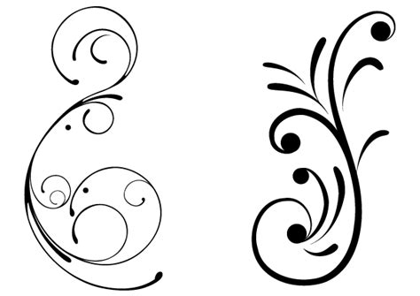 Decorative Scroll Vector at GetDrawings | Free download