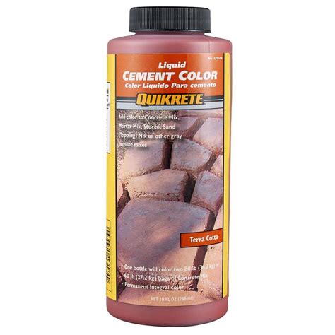 Quikrete 10 oz. Liquid Cement Color - Terra Cotta 131704 - The Home Depot