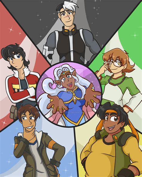 Voltron Legendary Defender Cast Print by yoshimarsart on DeviantArt