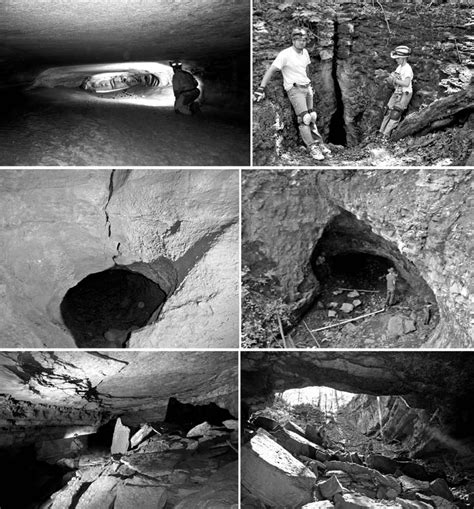 Photos of cave passage shapes (cf. Figs. 3a–f). a Oval phreatic tube ...