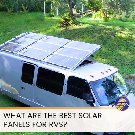 Best Solar Panels for RVs: Pros & Cons of Top Brands – Solar Paradise