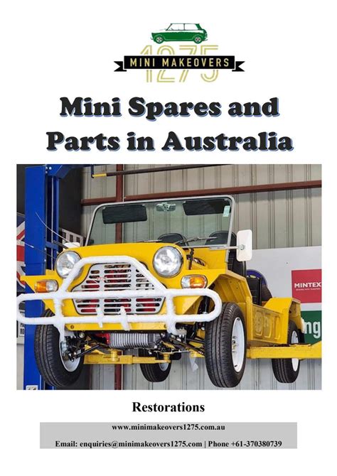 Buy Mini & Moke Spare Parts Online in Australia by Mini Makeovers 1275 ...