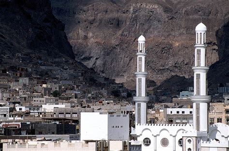 Aden, the old town in the crater of an extinct volcano, Yemen Photo