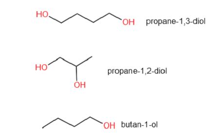 Why is the boiling point of propane-1,3-diol (HOCH_2CH_2CH_2OH) higher ...