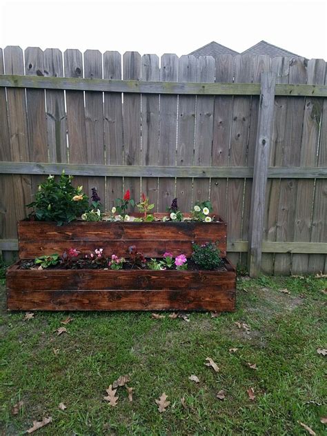 Above ground planter box | Garden boxes, Big backyard, Raised planter