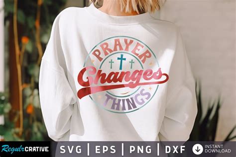 Prayer Changes Things SVG ,Christmas SVG Design