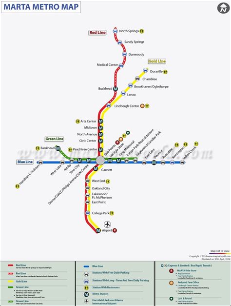 Marta Map Atlanta