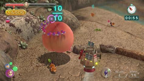 Pikmin 3 Mission Mode - Collect Treasure #08 (DLC): Thirsty Desert ...