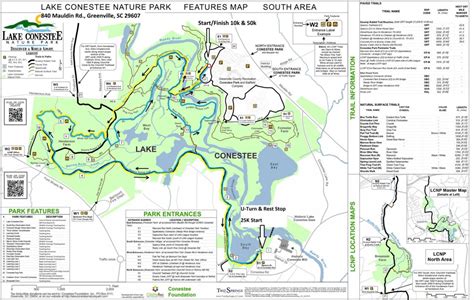 Printable Swamp Rabbit Trail Map