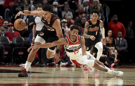 Kyle Kuzma scores 32 points, Wizards hold off Trail Blazers 118-117 for ...