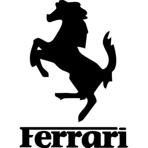 Ferrari Decal Sticker - FERRARI-LOGO-DECAL - Thriftysigns