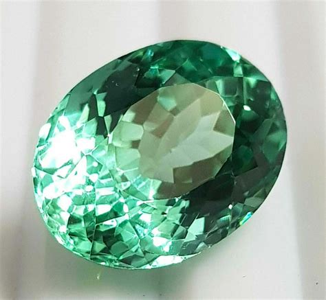 Certified 11.25 Carat Natural Light Green Sapphire Green - Etsy UK