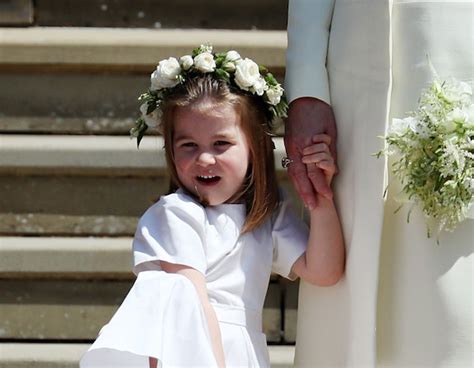 Princess Charlotte from Prince Harry and Meghan Markle's Royal Wedding Day Photos | E! News