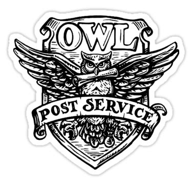 owl post service harry potter - Clip Art Library