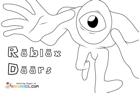 Doors Roblox Printable Coloring Pages