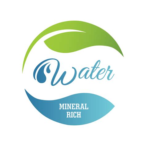 Mineral Water Logo Vector Art, Icons, and Graphics for Free Download