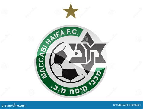 Maccabi Haifa Logo editorial image. Illustration of haifa - 154875230