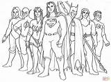 Justice League As Kids coloring Page  Free Printable Coloring Pages sketch template