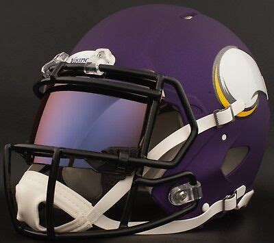 ***CUSTOM*** MINNESOTA VIKINGS Full Size NFL Riddell SPEED Football Helmet | eBay