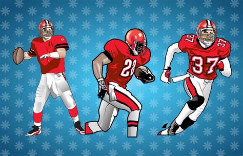 American Football Players Vector Vector Art & Graphics | freevector.com