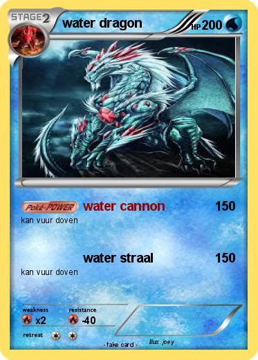 Pokémon water dragon 249 249 - water cannon - My Pokemon Card