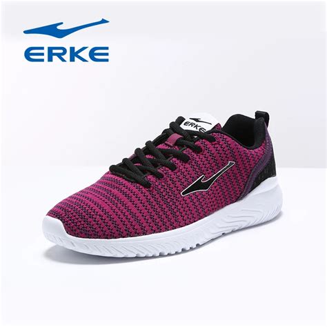 ERKE branded running shoes for women shock absorption sneakers shoes ...