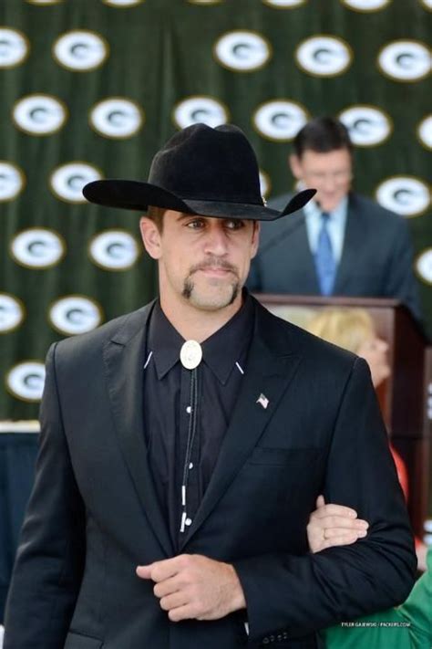 Packers wear cowboy hats to luncheon | Aaron rodgers, Green bay packers aaron rodgers, Aaron rogers