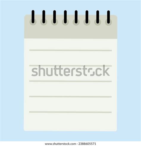 Vector Realistic Template Notepad Spiral Stock Vector (Royalty Free ...