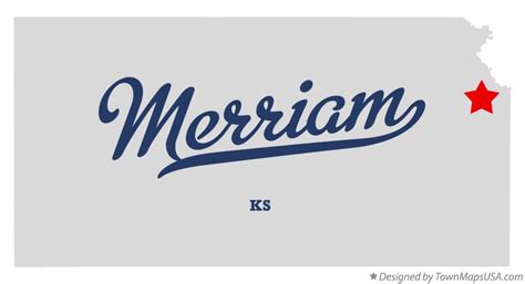 Map of Merriam, KS, Kansas