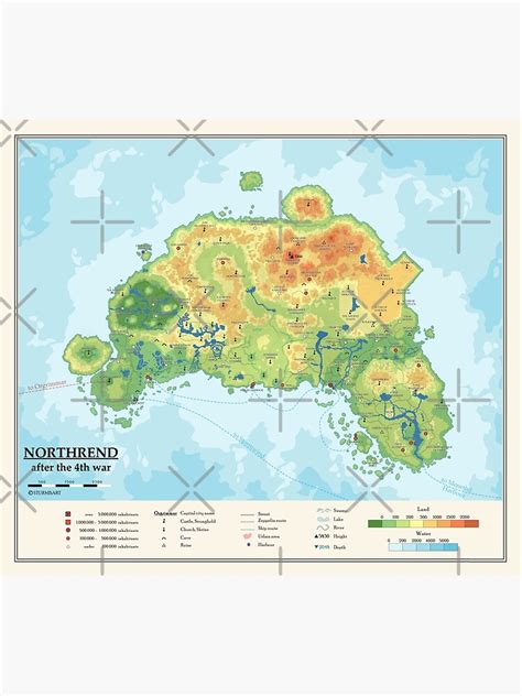 "Detailed Northrend map" Poster for Sale by Sturmbart | Redbubble