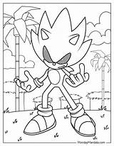 Super Sonic Vs Shadow Coloring Pages sketch template