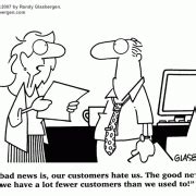 Customer Service / Call Center - Randy Glasbergen - Glasbergen Cartoon Service