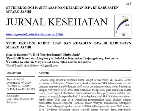 31 Contoh Jurnal Kesehatan Gratis Clouds Id Aplikasi - Riset