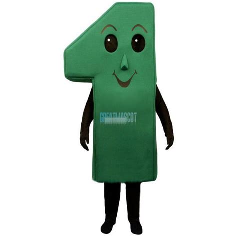 Number One Lightweight Mascot Costume